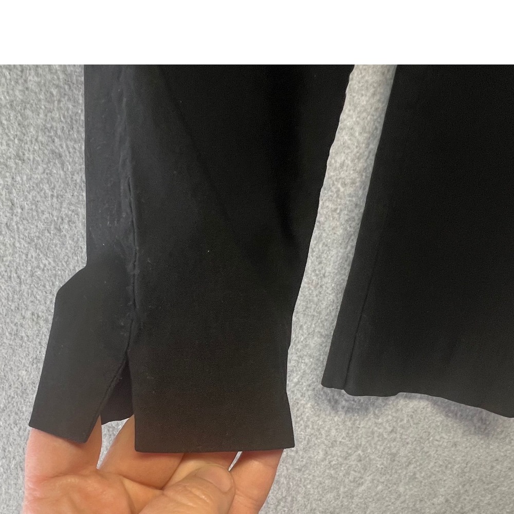 Chicos Black Straight Leg Pull On Pants Size 2.5 Women L 14 Comfort Stretch - Picture 3 of 11